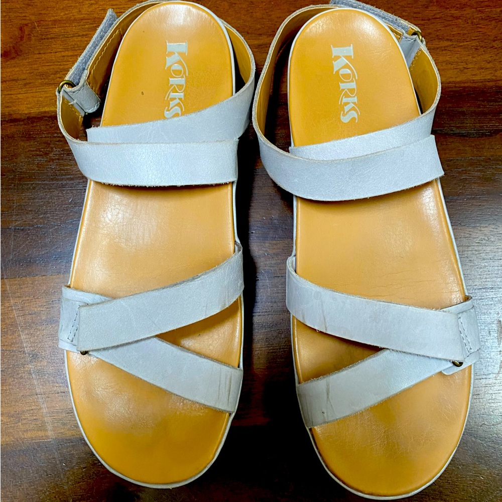 Kork-Ease sandals in grey, Size 11